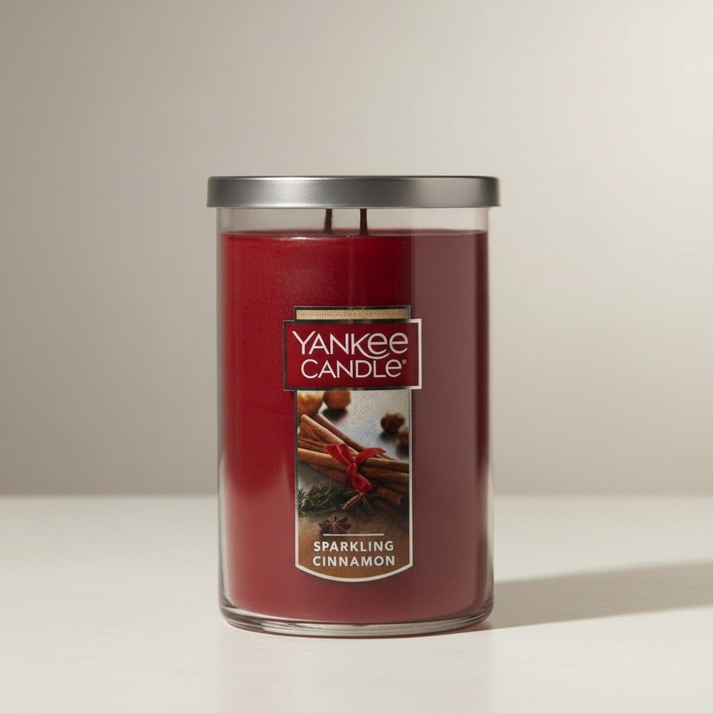 Yankee Candle Sparkling Cinnamon Large Jar Candle - 22 oz - NWT
